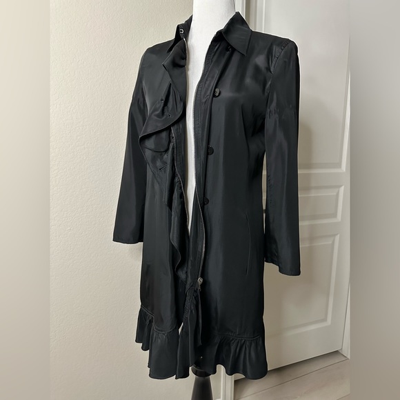 Dolce Gabbana black coat jacket duster - Picture 3 of 15